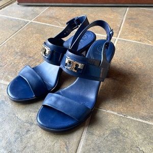 Tory Burch Gigi Blue Sandals